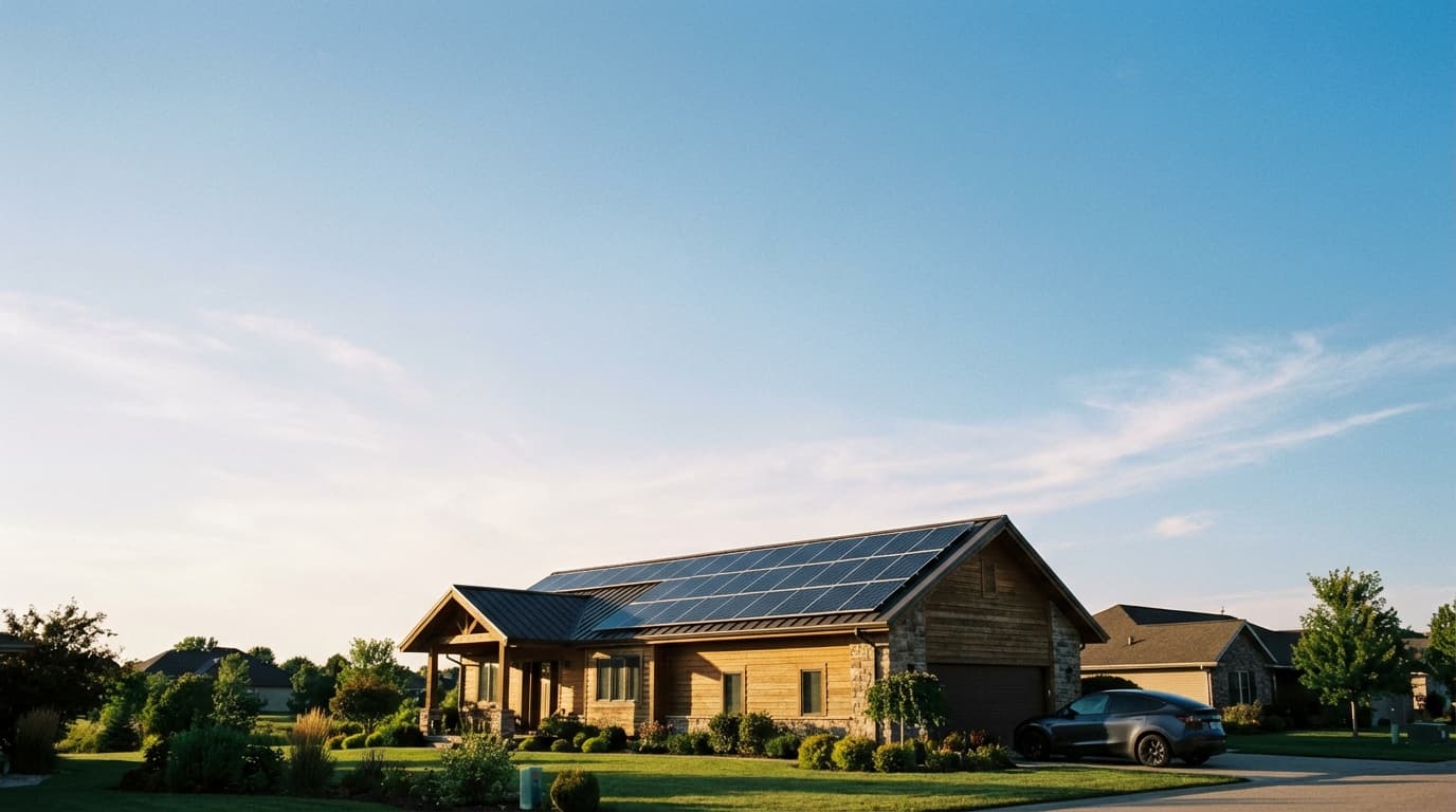Solar Incentives in Nevada Contemporary home with rooftop solar system in Nevada - Solar Incentives