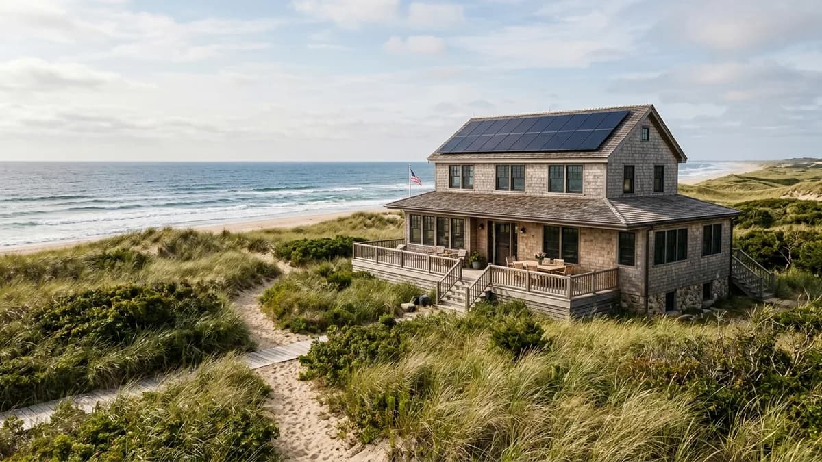 Residential home with solar panels Residential rooftop equipped with solar panels - EV Charging with Solar Panels: A Guide