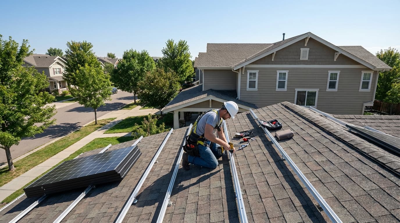 Professional solar panel installation Certified technicians installing solar panels - How Net Metering Works and Why It Matters